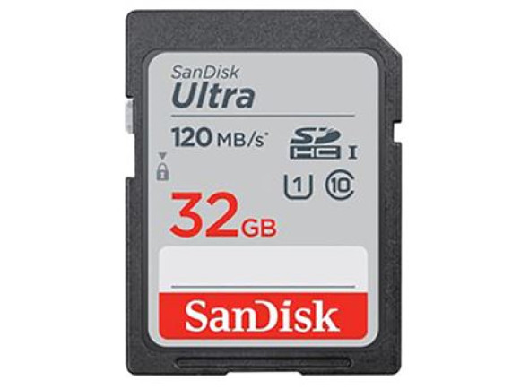 Cartão de Memória SDHC Sandisk Ultra - 32GB Cartão de Memória SDHC Sandisk Ultra - 32GB